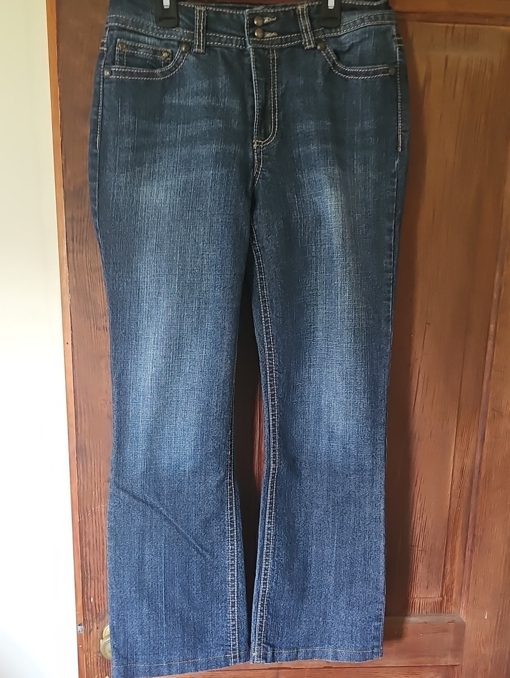Code Bleu Dark Wash Straight Leg Jeans